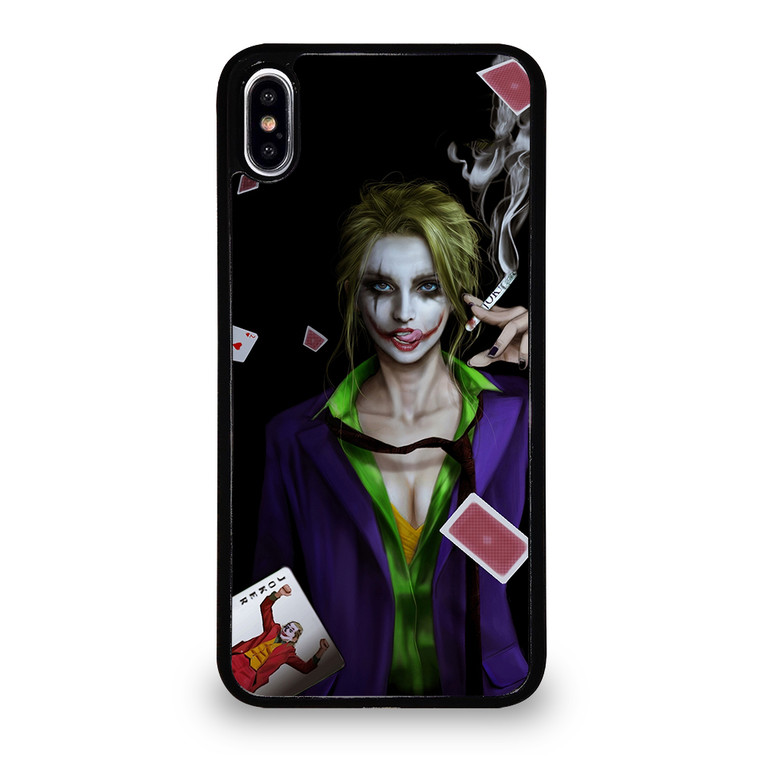 Joker Girl Smoking iPhone XS Max Case Cover