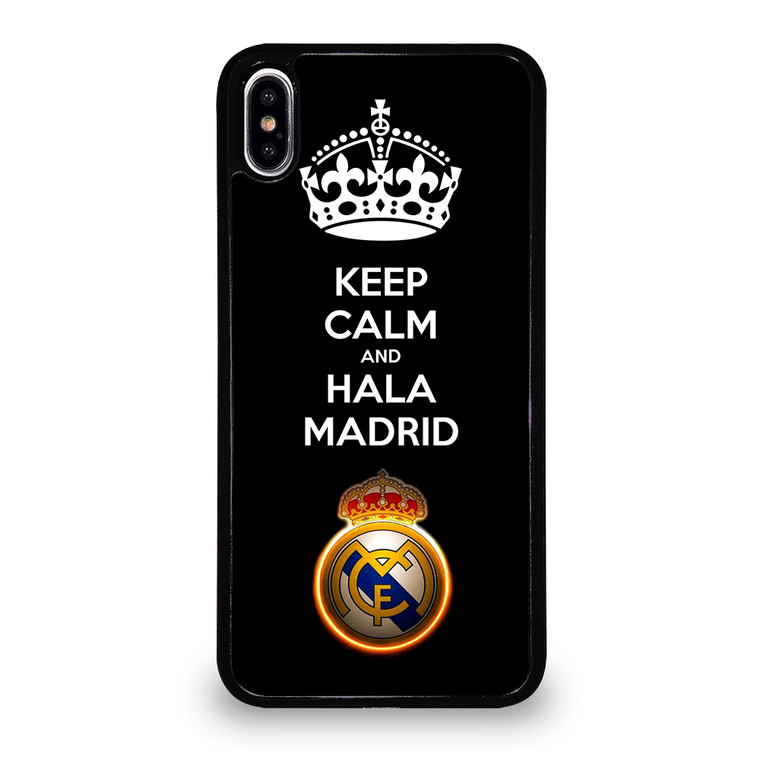 KEEP CALM AND HALA MADRID iPhone XS Max Case Cover