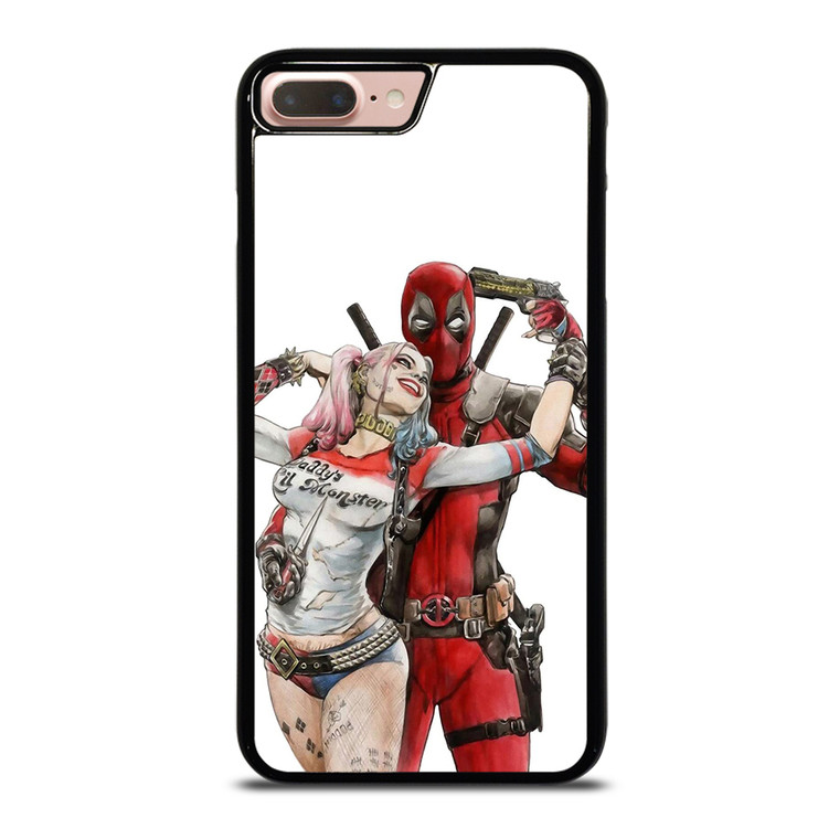 Iconic Deadpool & Harley Quinn iPhone 7 Plus / 8 Plus Case Cover