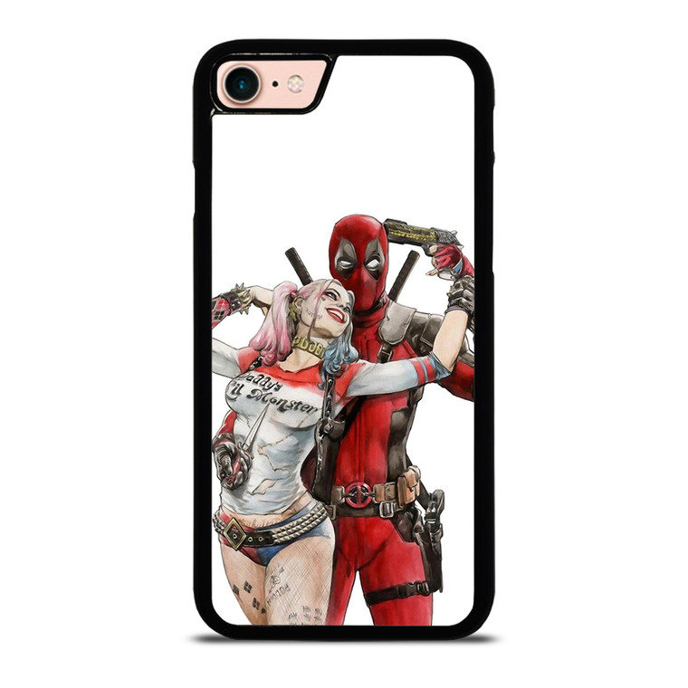 Iconic Deadpool & Harley Quinn iPhone 7 / 8 Case Cover