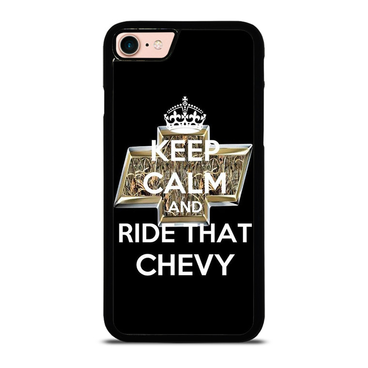 KEEP CALM AND RIDE THAT CHEVY iPhone 7 / 8 Case Cover