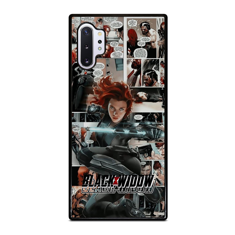 Black Widow Comic Samsung Galaxy Note 10 Plus Case Cover