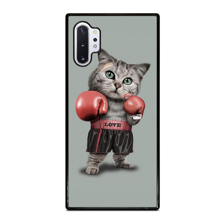 Cute Cat Boxing Samsung Galaxy Note 10 Plus Case Cover
