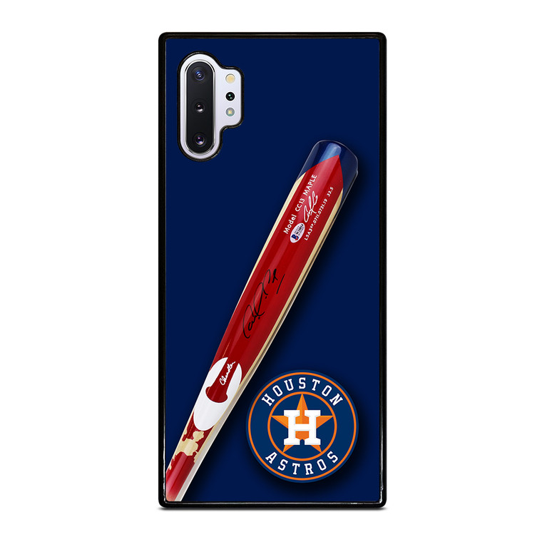Houston Astros Correa's Stick Signed Samsung Galaxy Note 10 Plus Case Cover