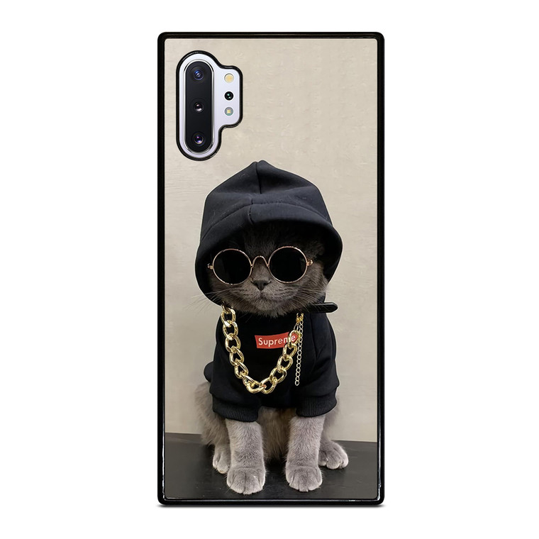Hype Beast Cat Samsung Galaxy Note 10 Plus Case Cover