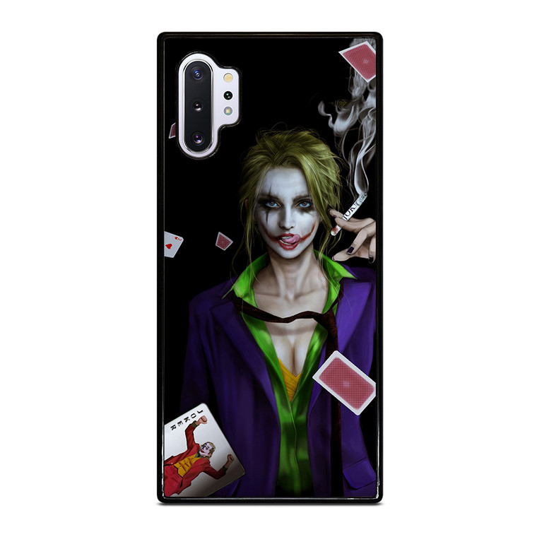 Joker Girl Smoking Samsung Galaxy Note 10 Plus Case Cover