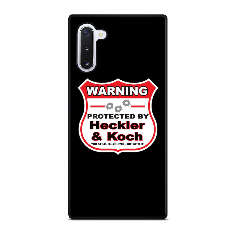 HECKLER & KOCH WARNING Samsung Galaxy Note 10 5G Case Cover