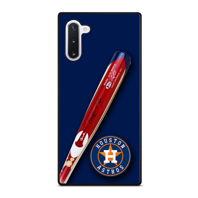 Houston Astros Correa's Stick Signed Samsung Galaxy Note 10 5G Case Cover