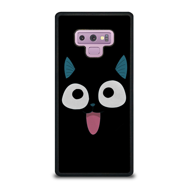 FAIRY TAIL HAPPY BLACK CHARACTER Samsung Galaxy Note 9 Case Cover