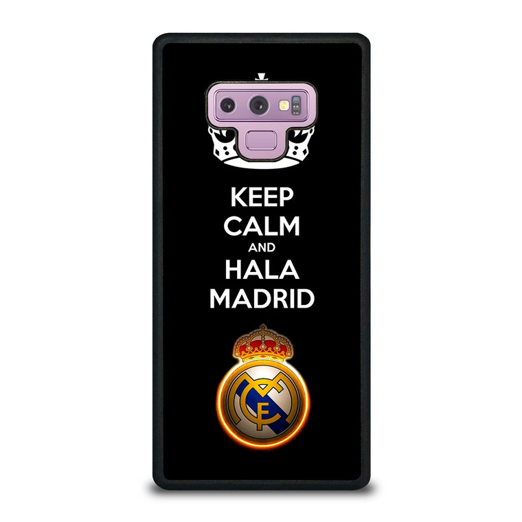 KEEP CALM AND HALA MADRID Samsung Galaxy Note 9 Case Cover