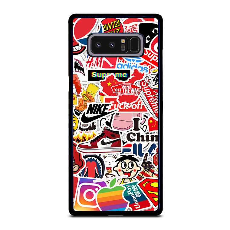 BRAND COLLAGE Samsung Galaxy Note 8 Case Cover