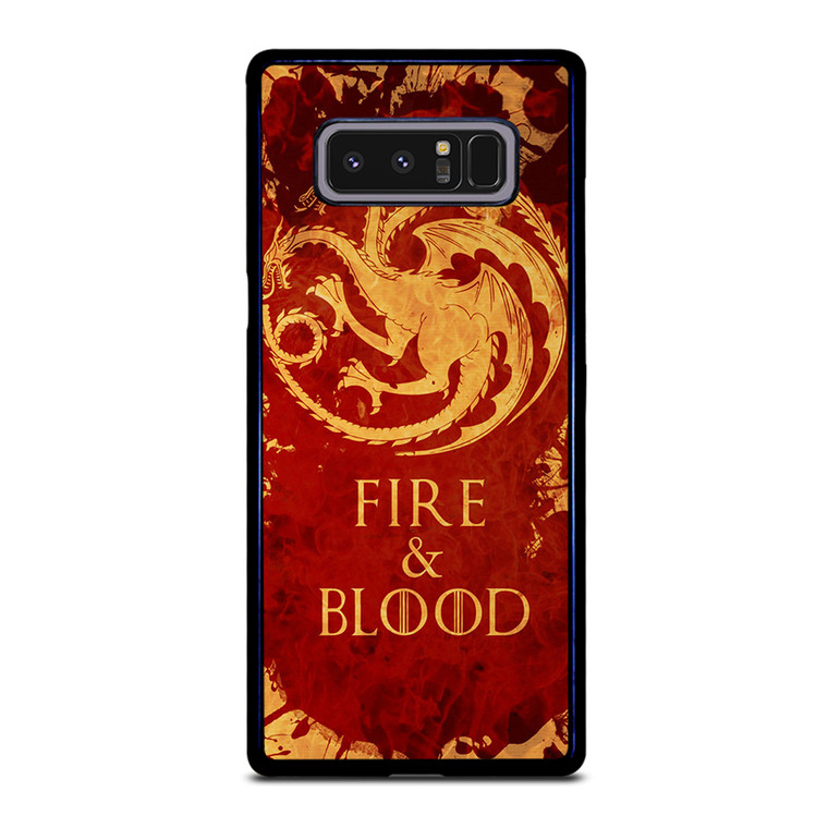 FIRE & BLOOD Samsung Galaxy Note 8 Case Cover