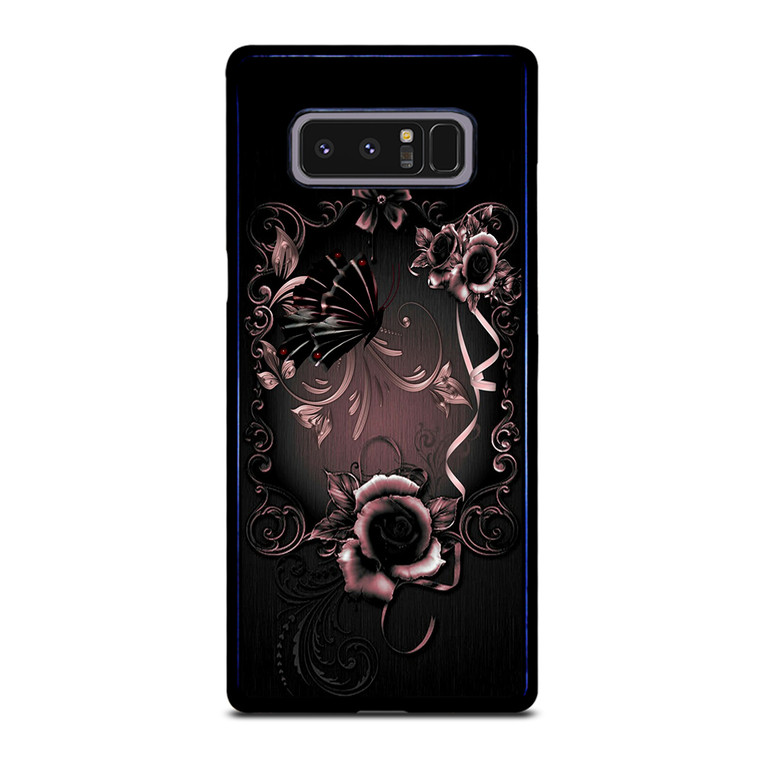 Gothic Rose Flower Samsung Galaxy Note 8 Case Cover