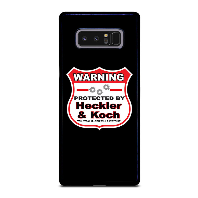 HECKLER & KOCH WARNING Samsung Galaxy Note 8 Case Cover HECKLER & KOCH WARNING Samsung Galaxy Note 8 Case Cover