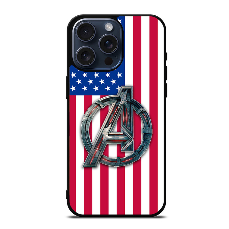 Avengers Marvel America iPhone 15 Pro Max Case Cover