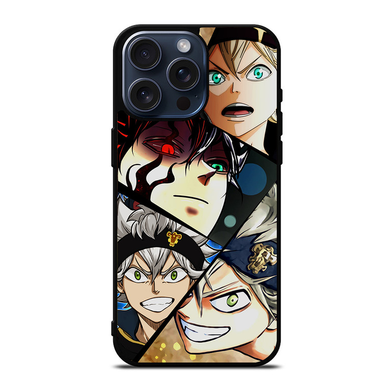 Black Clover Anime Collage iPhone 15 Pro Max Case Cover