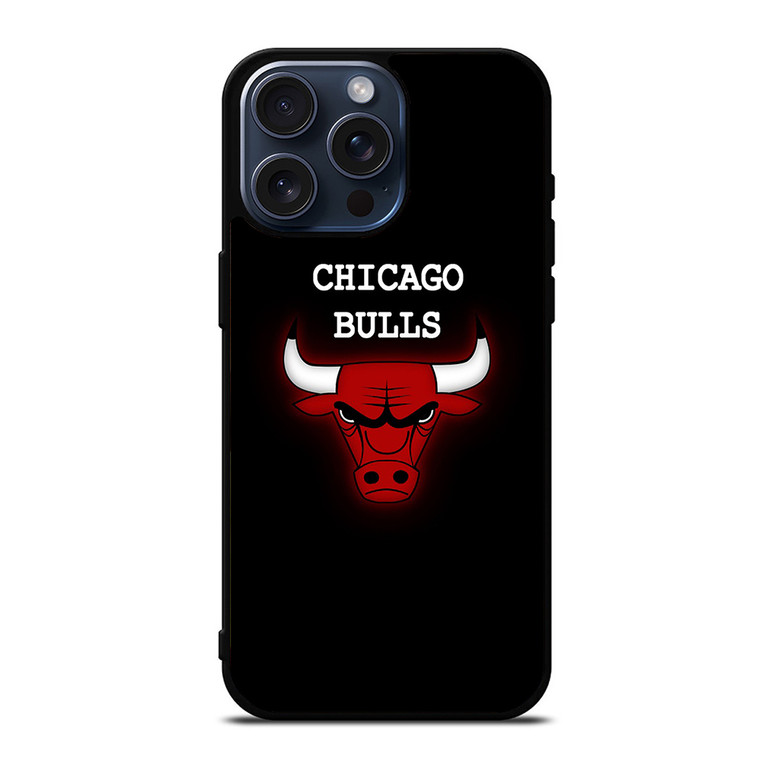 CHICAGO BULLS LOGO NBA iPhone 15 Pro Max Case Cover