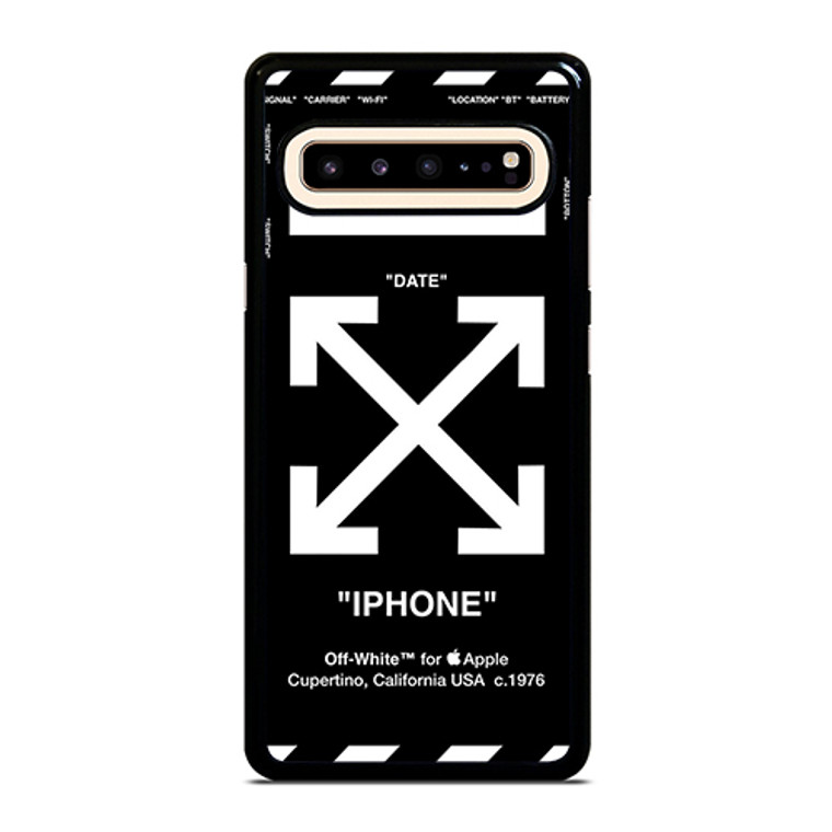 Off White Black Wall Samsung Galaxy S10 5G Case Cover