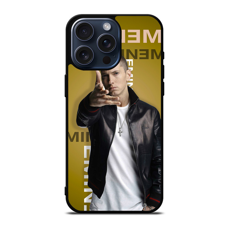 EMINEM IN RED iPhone 15 Pro Max Case Cover