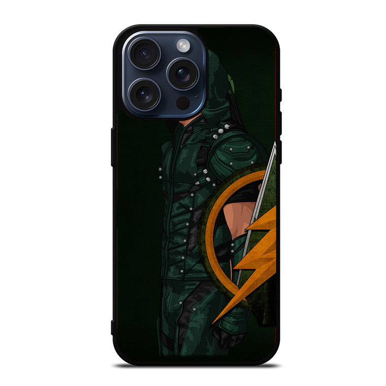 GREEN ARROW SIDE iPhone 15 Pro Max Case Cover