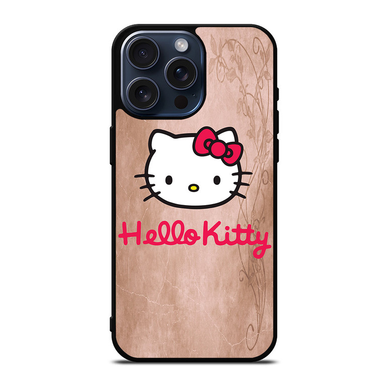 HELLO KITTY FACE iPhone 15 Pro Max Case Cover