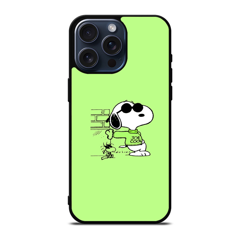 Joe Cool Snoopy Dog iPhone 15 Pro Max Case Cover