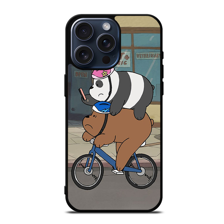 JOYFUL WE BARE BEARS iPhone 15 Pro Max Case Cover