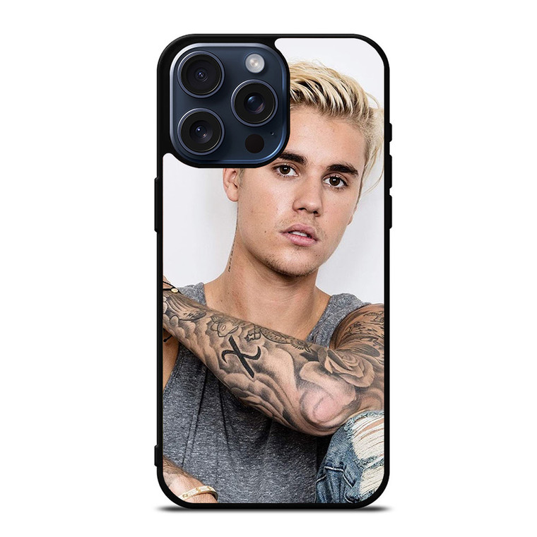 JUSTIN BIEBER TATTOO iPhone 15 Pro Max Case Cover