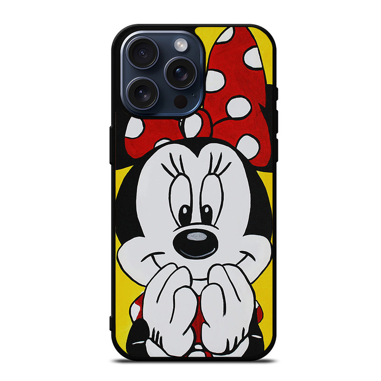 Minnie Mouse Cute Smile iPhone 15 Pro Max Case Cover
