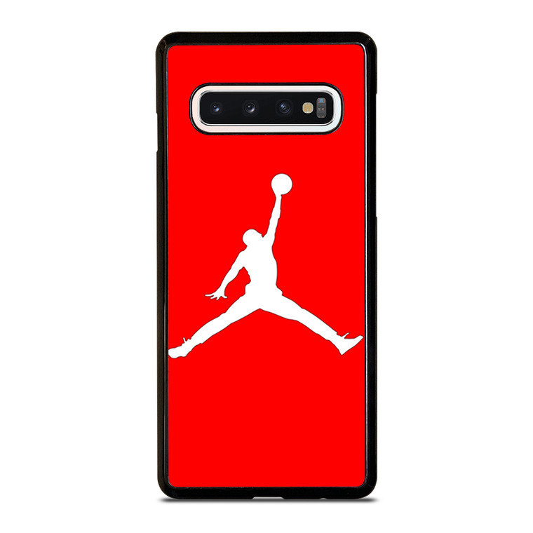 AIR JORDAN IN RED Samsung Galaxy S10 Case Cover
