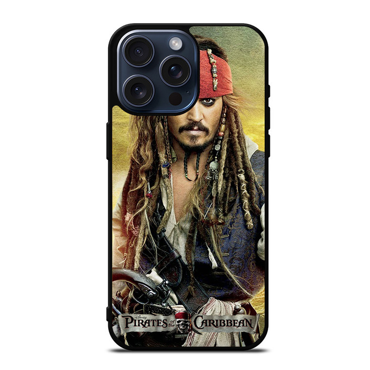 PIRATES OF THE CARIBBEAN JACK SPARROW iPhone 15 Pro Max Case Cover