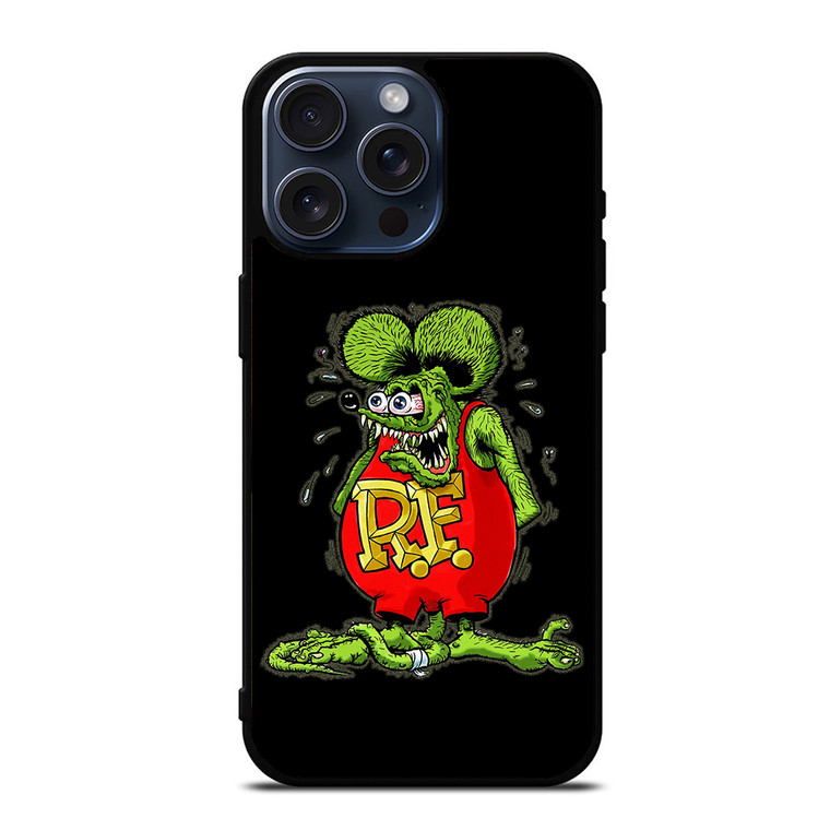 Rat Fink Big Daddy Ed Pose iPhone 15 Pro Max Case Cover