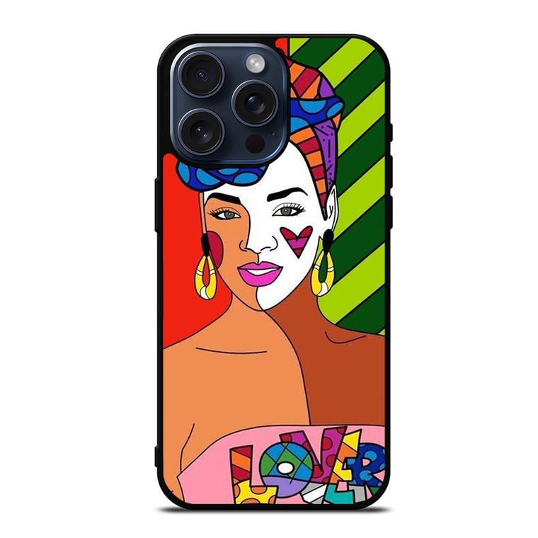 Romero Britto Lover iPhone 15 Pro Max Case Cover