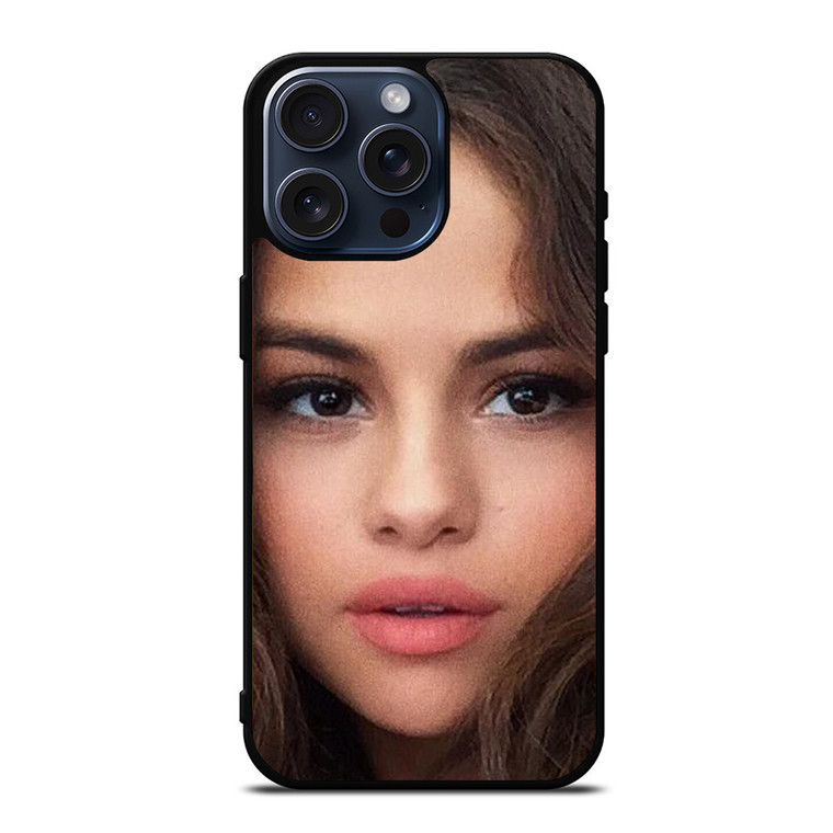 SELENA GOMEZ FACE iPhone 15 Pro Max Case Cover