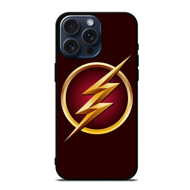 THE FLASH LOGO iPhone 15 Pro Max Case Cover