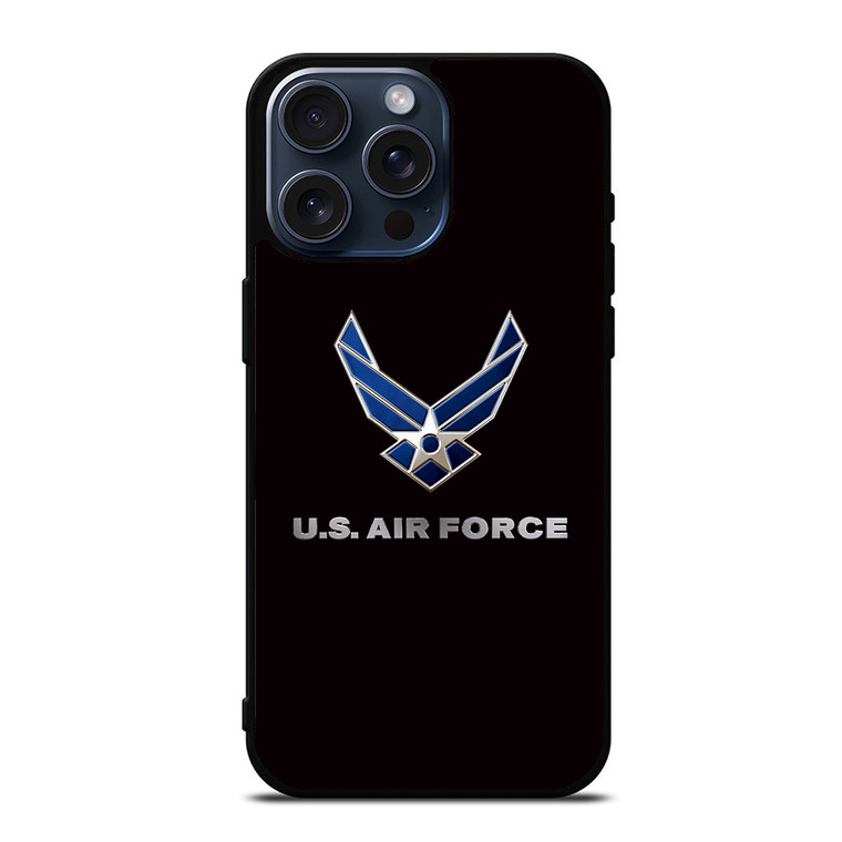US Air Force Logo iPhone 15 Pro Max Case Cover