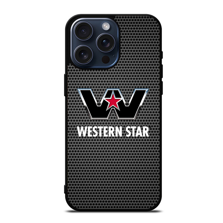 Western Star Cool Logo iPhone 15 Pro Max Case Cover