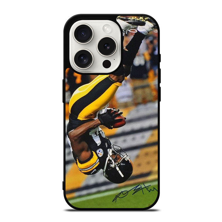 ANTONIO BROWN FLIP ACTION iPhone 15 Pro Case Cover