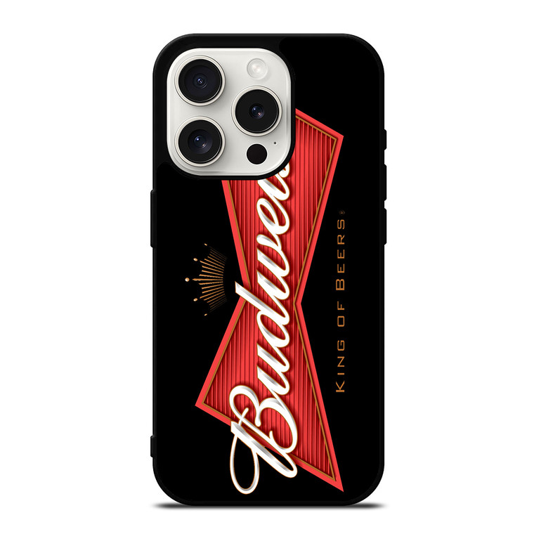 BUDWEISER KING OF BEERS iPhone 15 Pro Case Cover