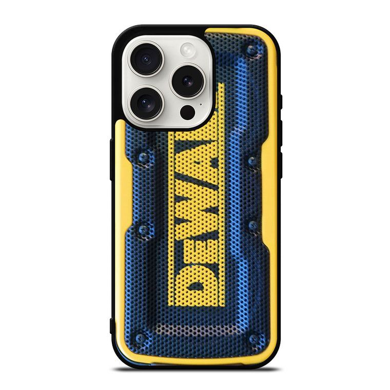 Dewalt Jobsite Bluetooth Wallpaper iPhone 15 Pro Case Cover