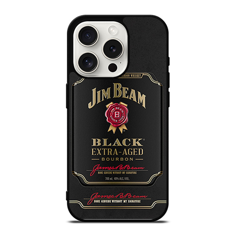 Jim Beam Black Extra Aged iPhone 15 Pro Case Cover