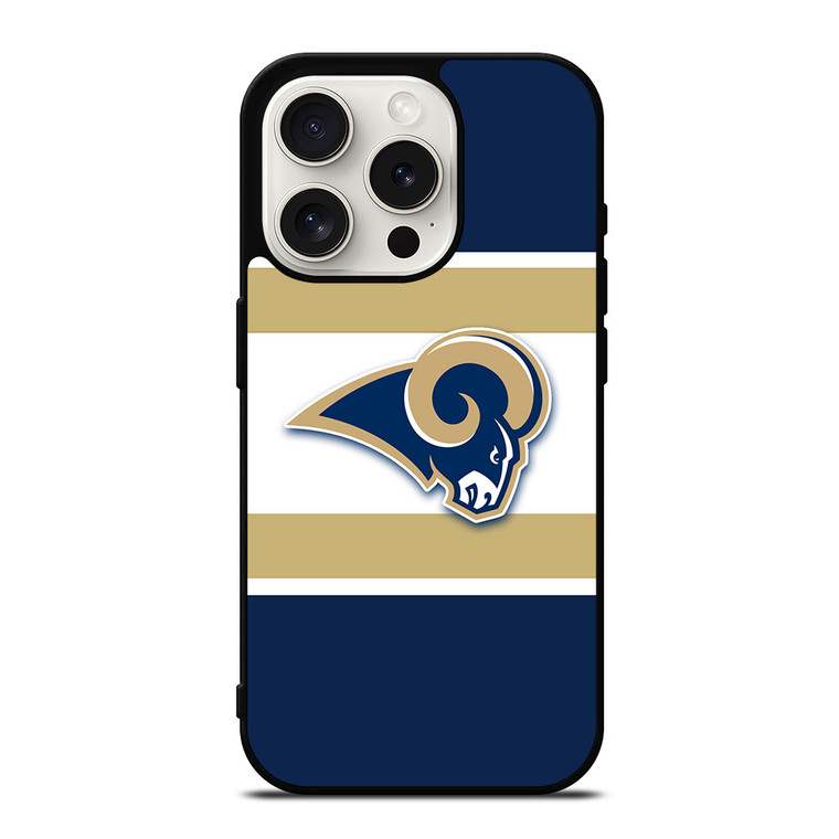 Los Angeles Rams NFL Color iPhone 15 Pro Case Cover