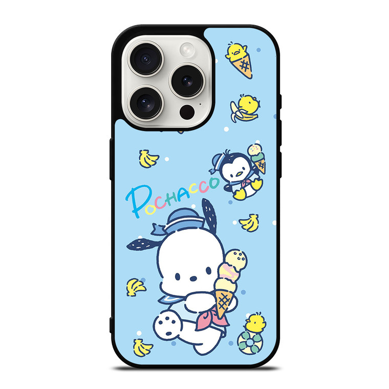 Pochacco Character iPhone 15 Pro Case Cover
