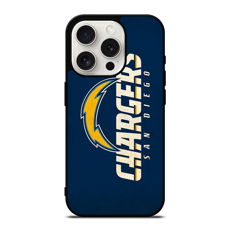 San Diego Chargers Landscape Logo iPhone 15 Pro Case Cover