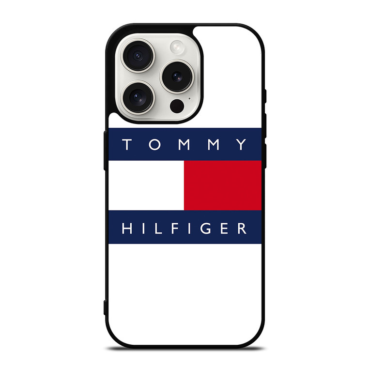 Simple Tommy Hilfiger iPhone 15 Pro Case Cover