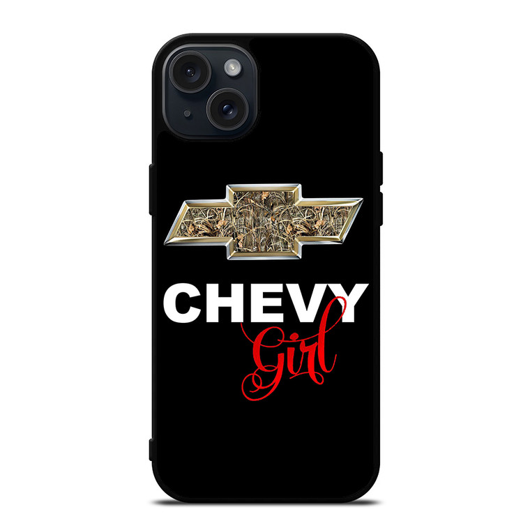 CAMO CHEVY GIRL iPhone 15 Plus Case Cover