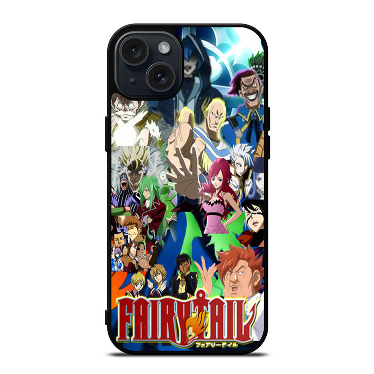 Fairy Tail Anime Collage iPhone 15 Plus Case Cover