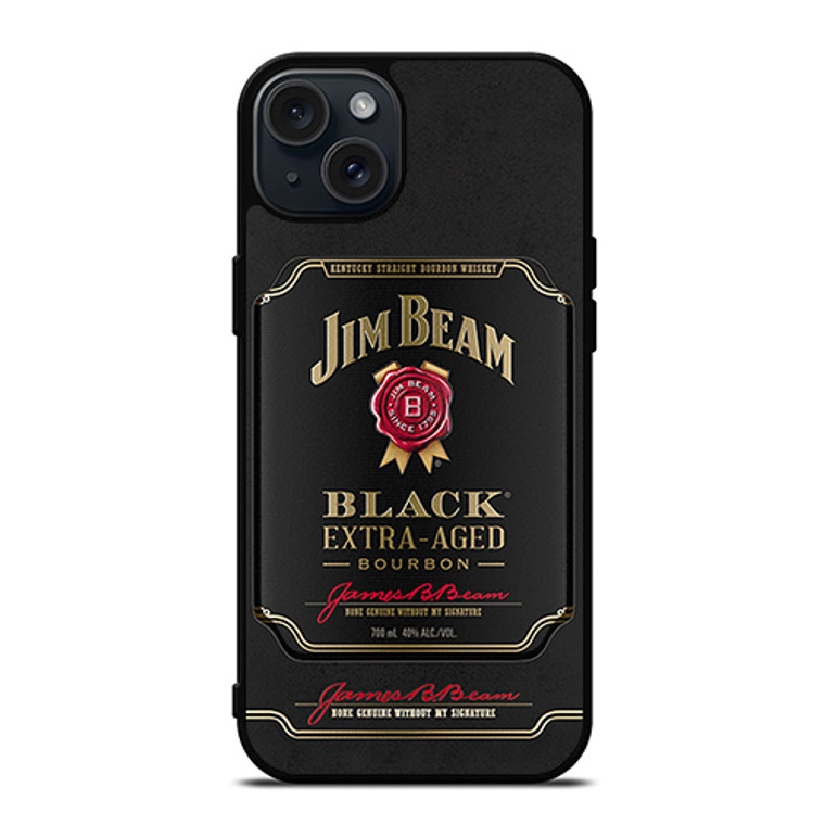 Jim Beam Black Extra Aged iPhone 15 Plus Case Cover