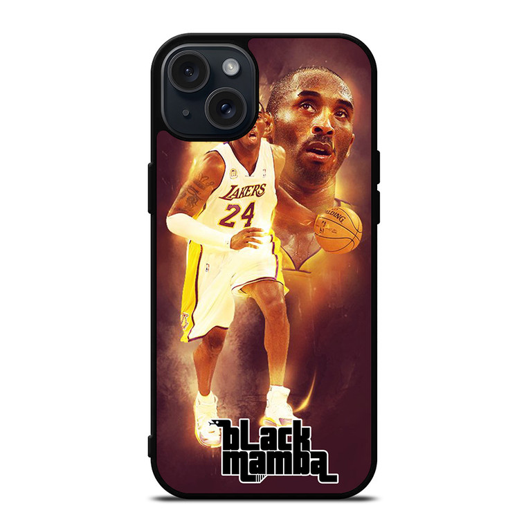 KOBE BRYANT BLACK MAMBA iPhone 15 Plus Case Cover