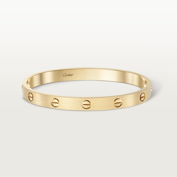 Cartier Inspired LOVE bracelet, classic model, brushed